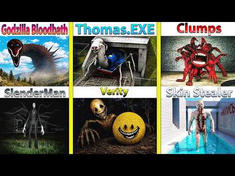 100 HÌNH DẠNG SCP-THOMAS THE TRAIN VÀ GODZILLA BLOODBATH BỊ CẤM ĐƯỢC SLENDERMAN TÌM THẤY