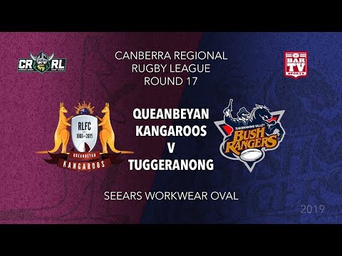 2019 Canberra Region RL - Round 17 - Queanbeyan Kangaroos v Tuggeranong Bushrangers