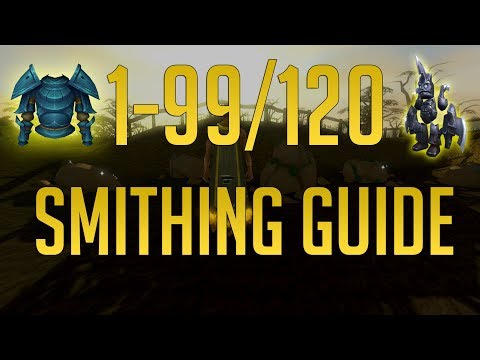 Runescape 3 - 1-99/120 Smithing guide 2019