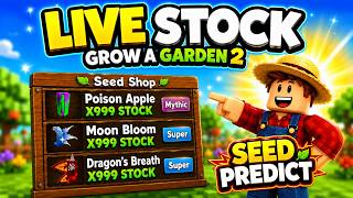GROW A GARDEN 2 🔴 PREDICTION STOCK & TRADE LIVE 24/7