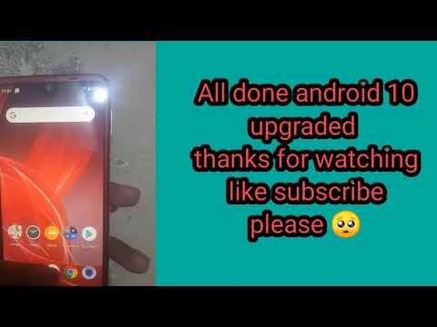 Sharp aquos R2 android 10 upgraded  very easy steps
