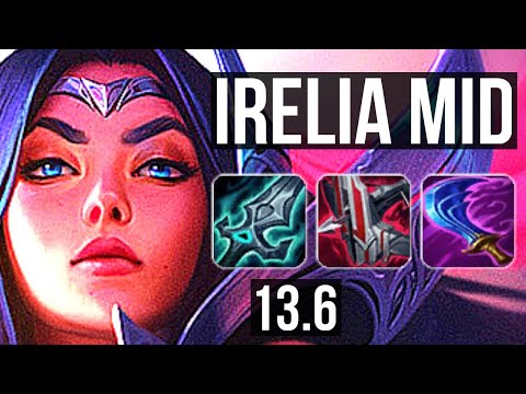 IRELIA vs AKALI (MID) | 66% winrate, 7/2/11, Dominating | KR Master | 13.6