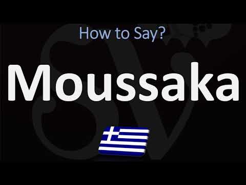 How to Pronounce Moussaka? (CORRECTLY) Greek & English Pronunciation