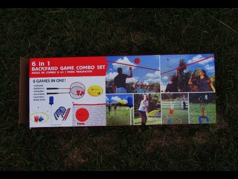 20$ Dollar MD Sports 6 in 1 Backyard Game Combo Set!! Unboxing, Build, and Review