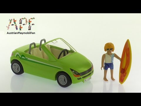 Vidéo PLAYMOBIL Summer Fun 6069 : Surfeur et voiture décapotable