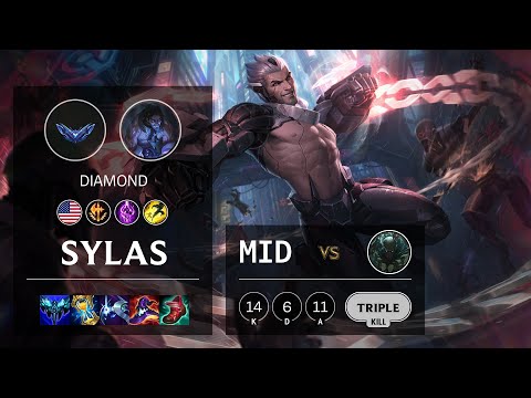 Sylas Mid vs Pyke - NA Diamond Patch 12.1