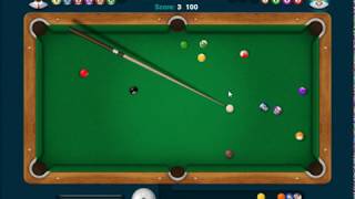 Playing 8 ball pool online