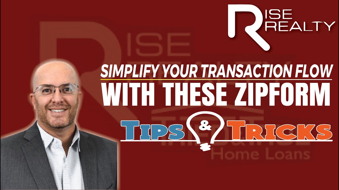 Simplify your transaction flow with these ZipForm tricks and tips │Rise Realty #realestateagents