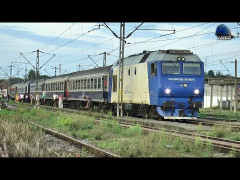 Trenurile Serii în Gara Beclean pe Someș/Evening Trains in Beclean pe Someș Station - 03 August 2025