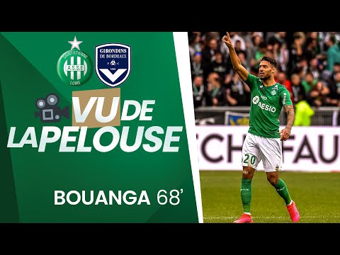 ASSE 1-1 BORDEAUX : Le but de Denis Bouanga vu de la pelouse