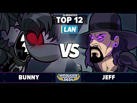 Bunny vs Jeff - Elimination Top 12 - Brawlhalla Midseason Championship 2024 - LAN 1v1