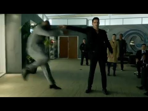 Lucifer SO1E03 -|| lucifer uses his power for first time to push ty's agent||