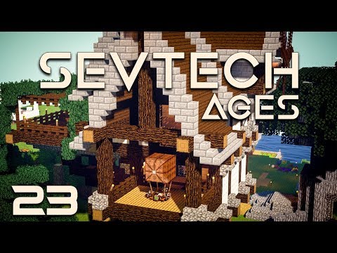 SevTech: Ages EP23 Steampunk Build + Steves Carts