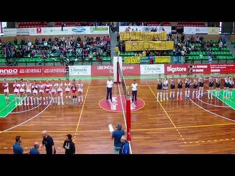 Volley BreBanca S.Bernardo Cuneo vs Properzi Volley Lodi 25a Serie B1/F 29 Aprile 2017