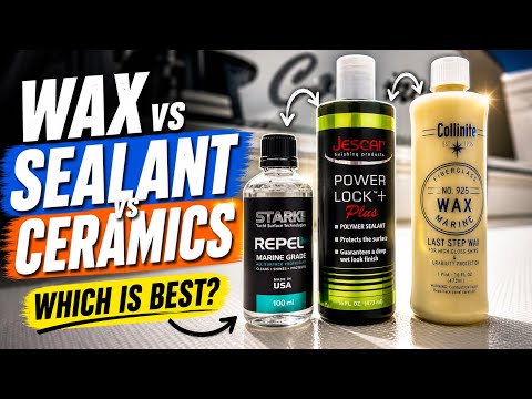 Wax vs Polymer Sealant vs Ceramic Coating | What’s Best? | Maintain A Boat | Boat Detailing Tips