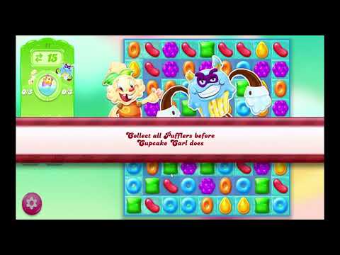 Candy Crush Jelly Saga Levels 21-22 (Introducing Cupcake Carl)