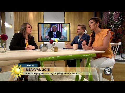 Trump anklagas för dödshot - Nyhetsmorgon (TV4)
