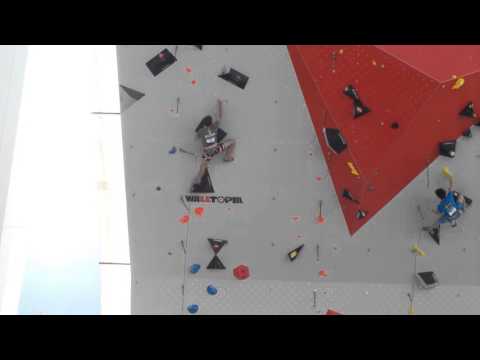 Loic Timmermans - IFSC World Cup 1st qualification - Chamonix 2015