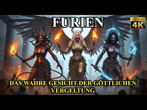 Erinnyen (Furien): Göttinnen der Rache, die selbst über die Götter richteten