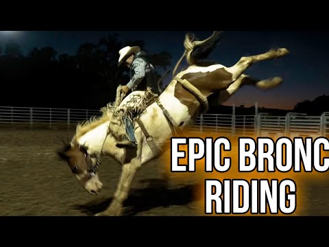 Epic Bronc Riding Practice 9-19-19 | Veater Ranch