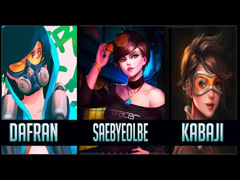 Dafran vs Kabaji vs Saebyeolbe - Gods of Tracer 😱 | Overwatch Moments