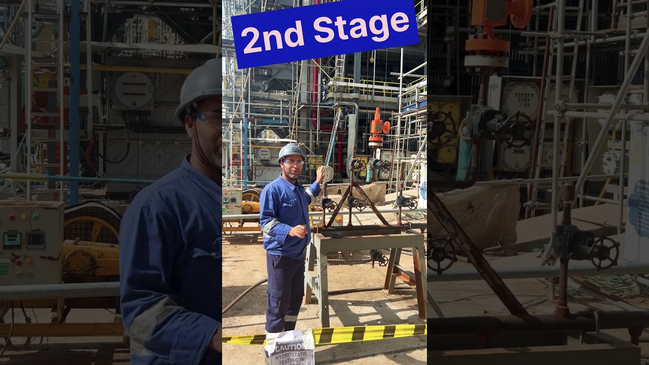 Hydro Test  pressure Setup#hydrotest#shorts