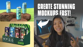 How To Quickly Create Mockups for Packaging Design!
