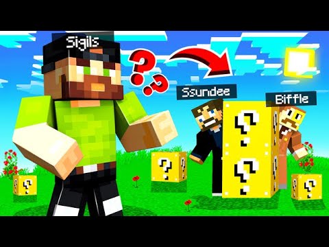 LUCKY BLOCK HIDE and SEEK in Minecraft