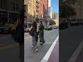 Karen Elson and her daughter Scarlett White at New York Fashion Week
