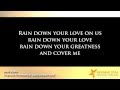 Rain Down - David Crowder Band (Backing Track with Lyrics)