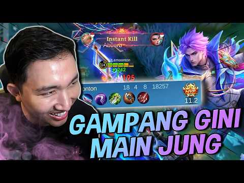 MIDLANER PLAYING JUNGLE ?! SO EASY !! - Mobile Legends #MLBBIDCreator