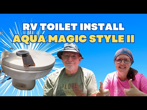 Thetford Aqua Magic II RV Toilet Install