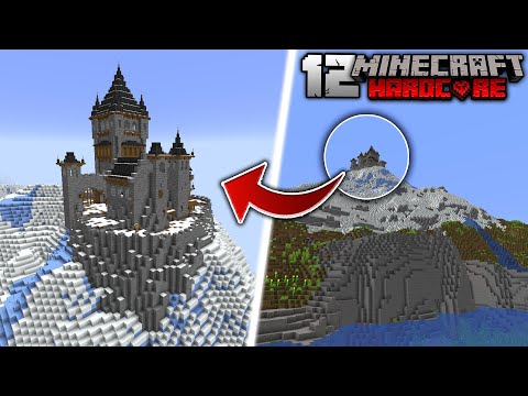 I Build a Mountain Castle in 1.18 Minecraft Hardcore... (#12)