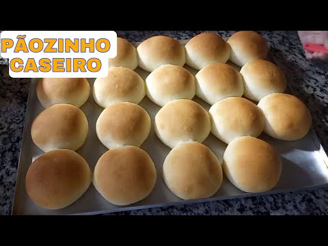 PÃOZINHO CASEIRO PARA O LANCHE/ MUITO FÁCIL DE FAZER