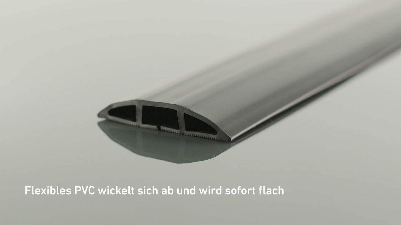 STEFFEN Kabelbrücke D-Line 14 x 83 mm, 1.8 m, Schwarz STEFFEN Kabelbrücke D-Line 14 x 83 mm, 1.8 m, Schwarz