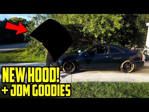VENTED CARBON FIBER HOOD PICKUP! - DC2 Integra