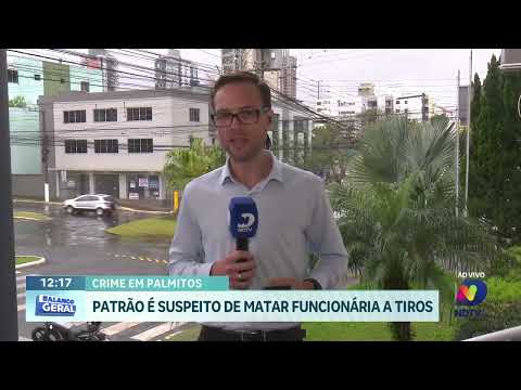 Funcionária é morta a tiros e patrão é principal suspeito em Palmitos