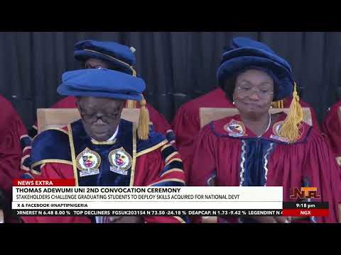 Second Convocation at Thomas Adewumi University Inspires Graduates for National Impact