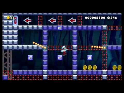 Eric's Super Mario Maker 2 Levels: ON/OFF Labyrinth