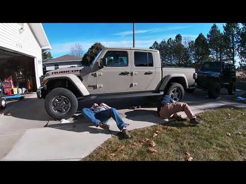 Gladiator rockrail swap for side steps