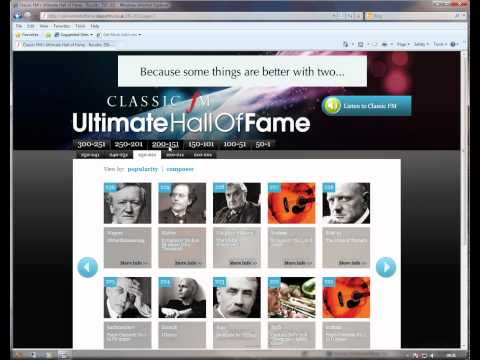 Classic FM Ultimate Hall of Fame
