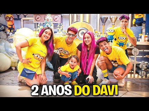 ANIVERSÁRIO DE 2 ANOS DO DAVI COMPLETO *deu certo?