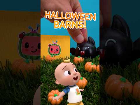 What's Inside the Colorful Halloween Barns? 🎃🌈 Learn Colors with JJ! #cocomelon #shorts