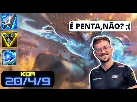 MicãO dando AULA de EZREAL ! LoL BR VOD's.