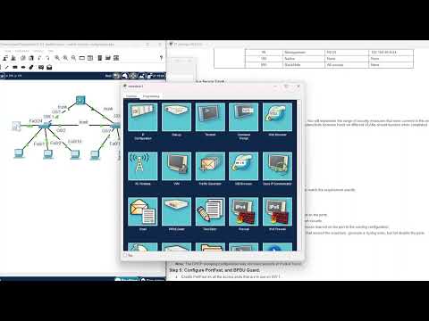 11.6.1 Packet Tracer – Switch Security Configuration | CCNA