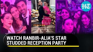 Inside Pics: SRK, Gauri Khan, Karan Johar, Malika Arora & others attend Ranbir-Alia's reception