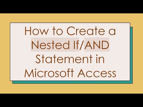 How to Create a Nested If/AND Statement in Microsoft Access