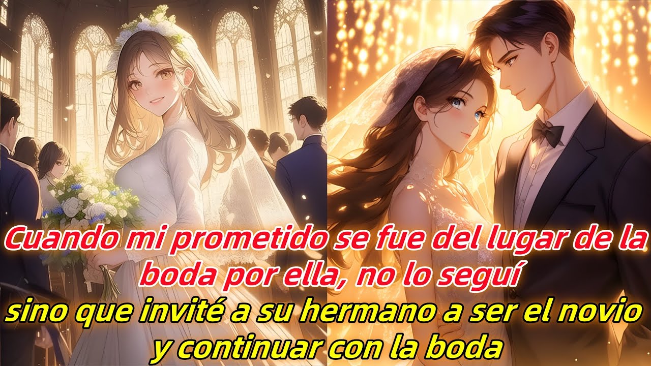 Cuando él se fue por ella, no lo seguí, sino que invité a su hermano a ser el novio.