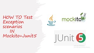 How to test exception scenarios in junit5+mockito  #mockito #junit5