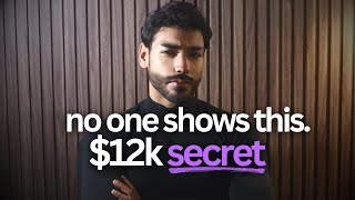 The secret that creates $12k in 30 days (no one shows you this)